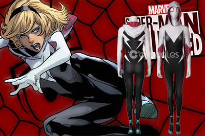 Spider-Man: Into The Spider Spider-Gwen Gwen Stacy Cosplay Costume