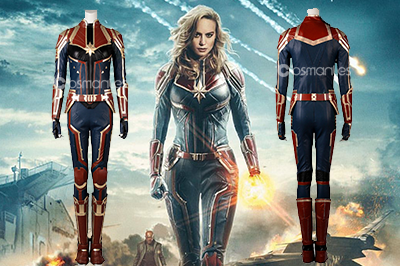 Film Captain Marvel Ms. Marvel Carol Danvers Cosplay Costume Upgrade