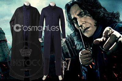 (Ready To Ship)Harry Potter Professor Severus Snape Cosplay Costume